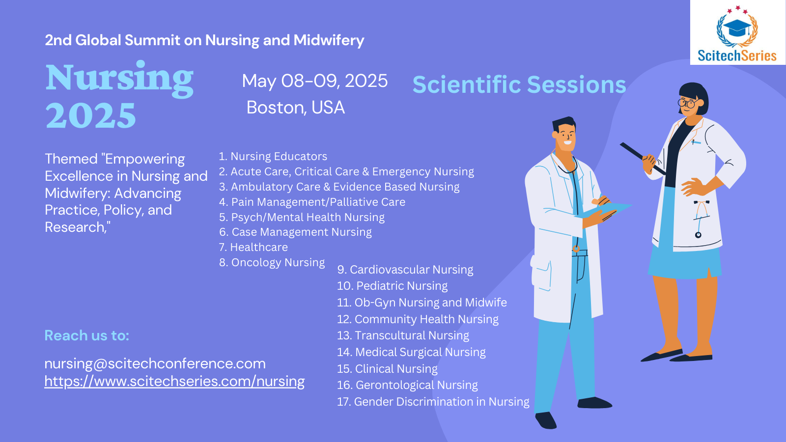 Nursing 2025: 2nd Global Summit on Nursing and Midwifery 2025